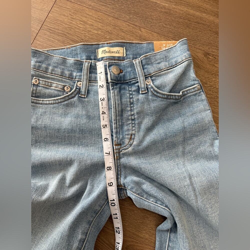 NWT Madewell The Mid Rise Perfect Vintage Jean in Alderton Wash Size 23 Tall - Picture 11 of 12